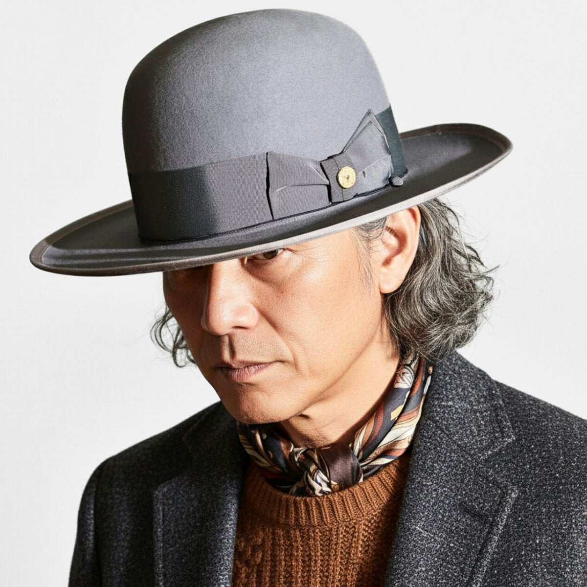 ステットソン つば広ハット グレー | STETSON Wide Brim Hat