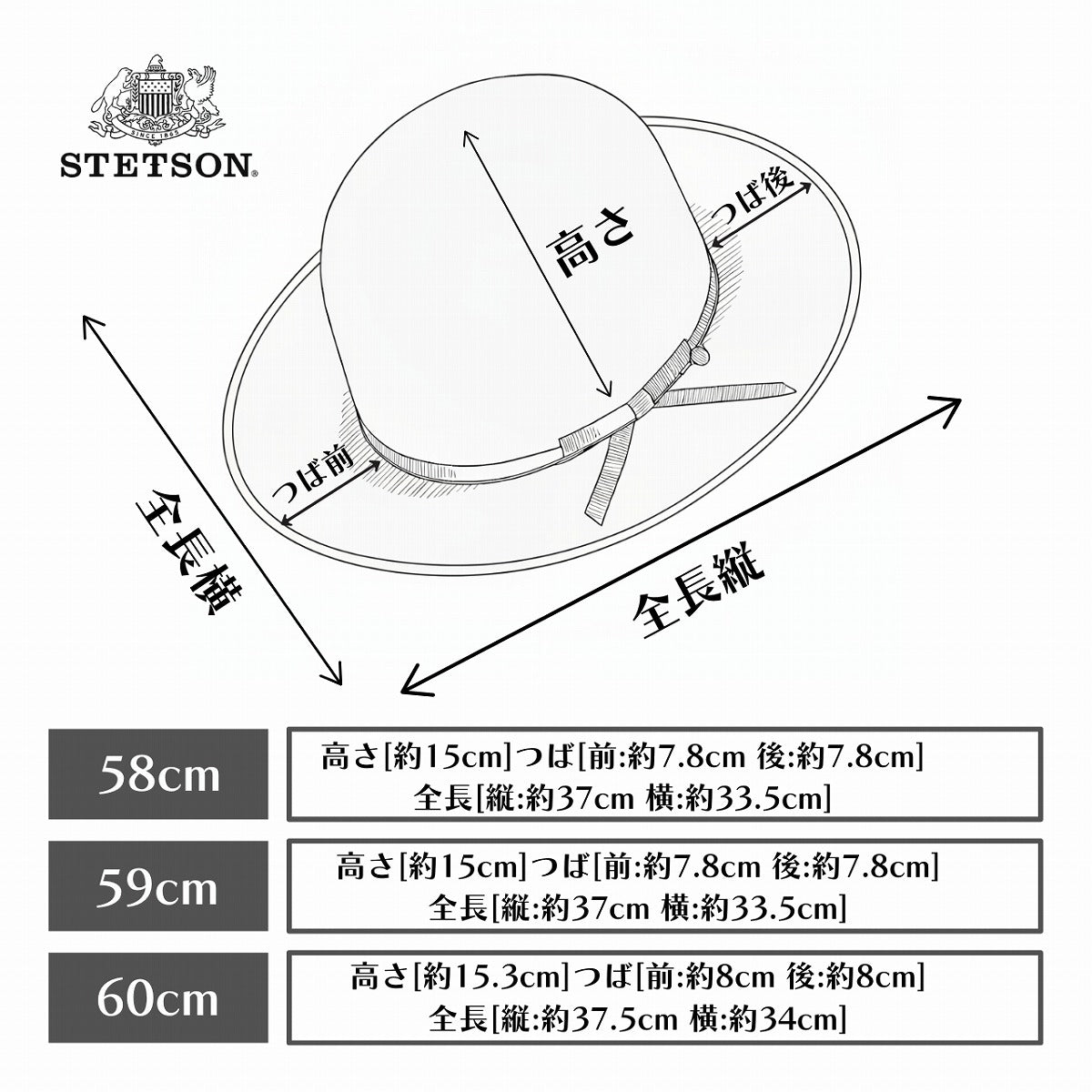 ステットソン フェルトハット グレー | STETSON Felt Hat