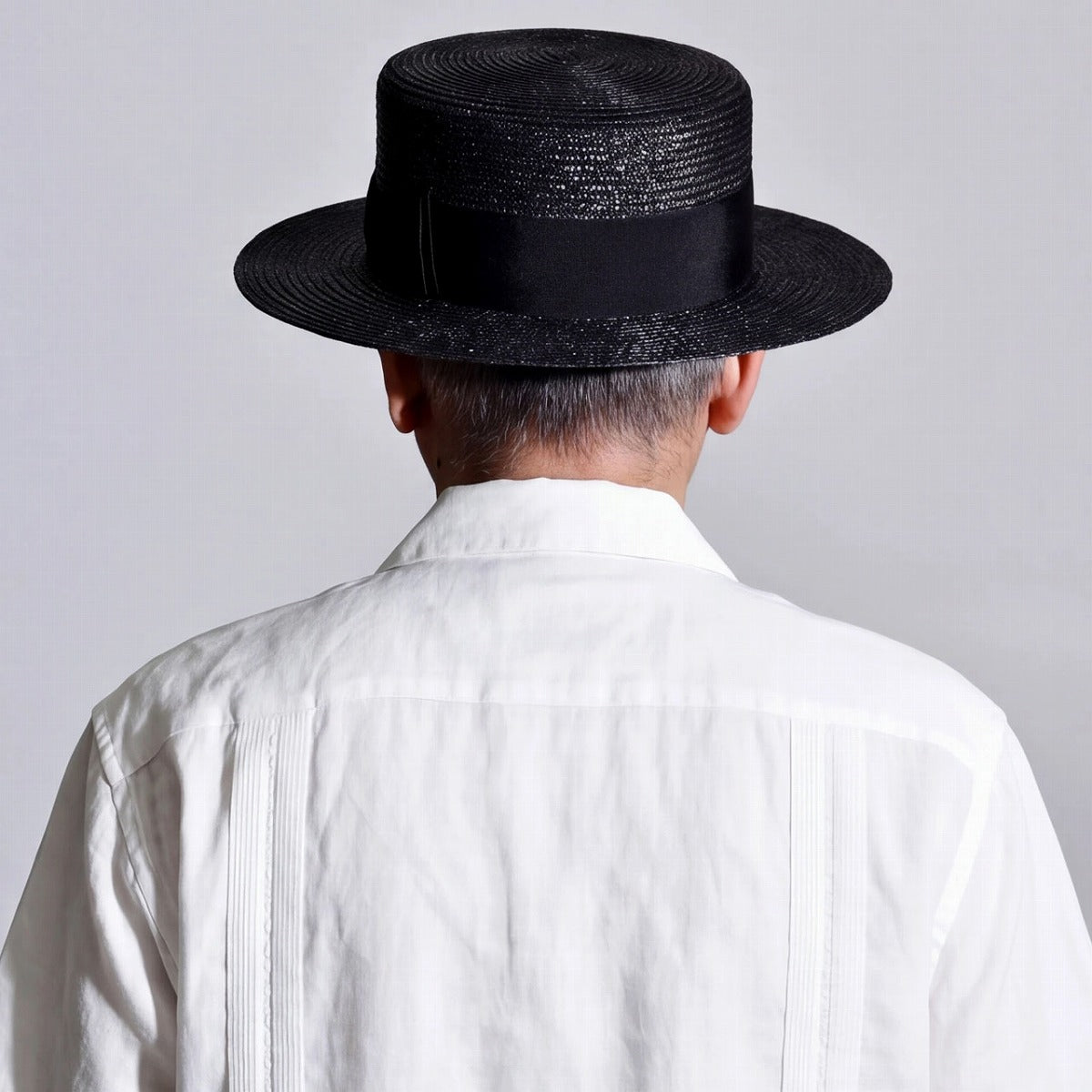 ステットソン カンカン帽 ブラック | STETSON Boater Hat