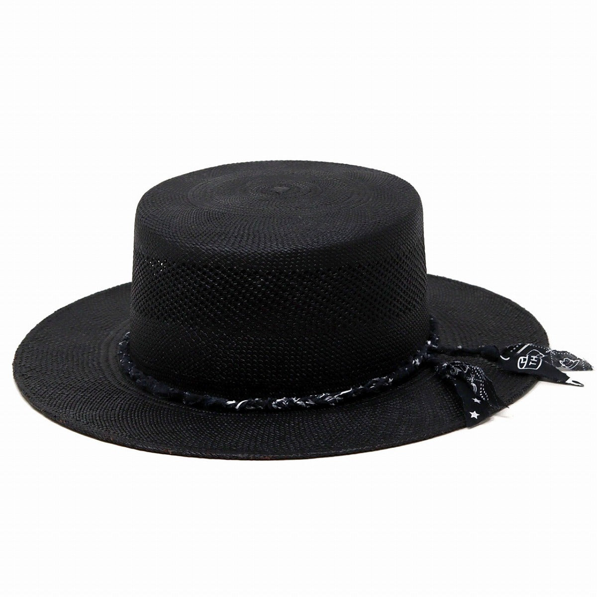 ステットソン カンカン帽 ブラック | STETSON Bandana Ribbon Boater