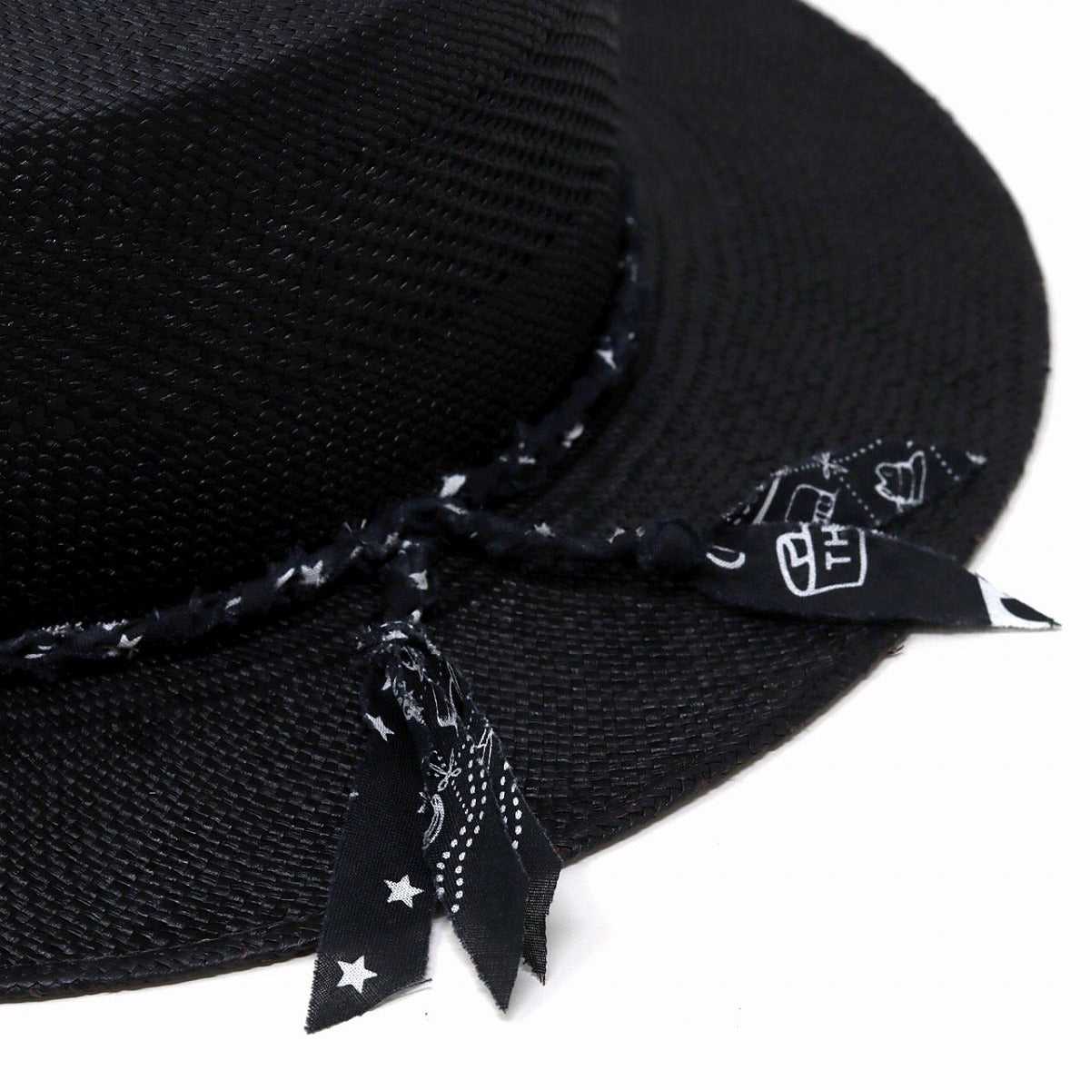 ステットソン カンカン帽 ブラック | STETSON Bandana Ribbon Boater