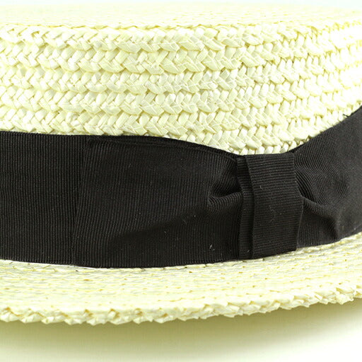 テシ カンカン帽 ブラック | TESI Boater Hat