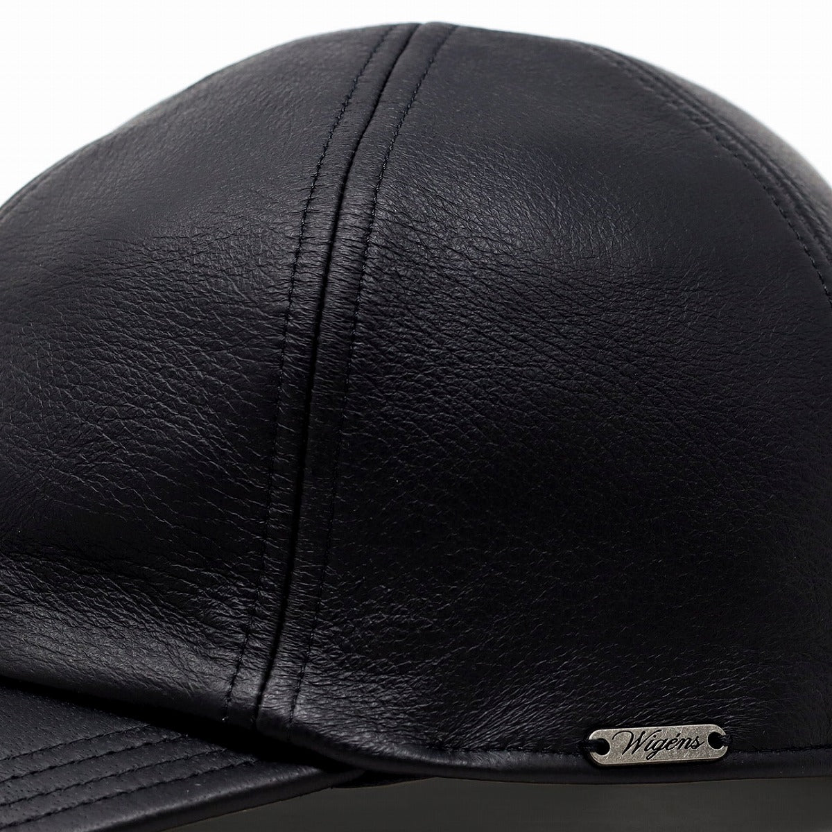 ウィゲーン キャップ ブラック | WIGENS Leather Cap