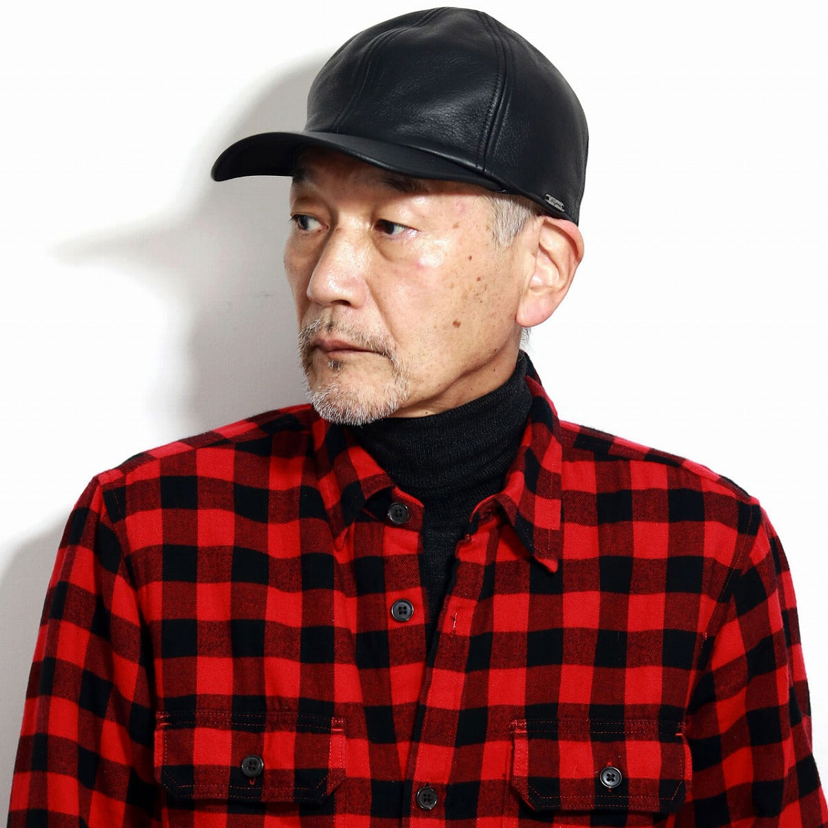 ウィゲーン キャップ ブラック | WIGENS Leather Cap