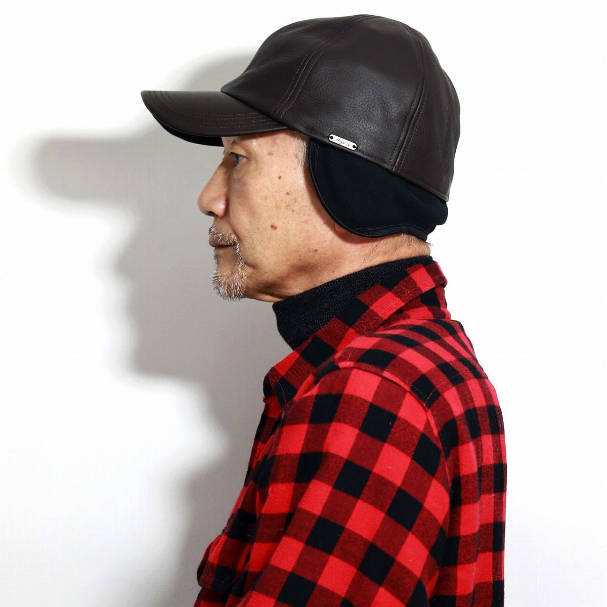 ウィゲーン キャップ ブラック | WIGENS Leather Cap